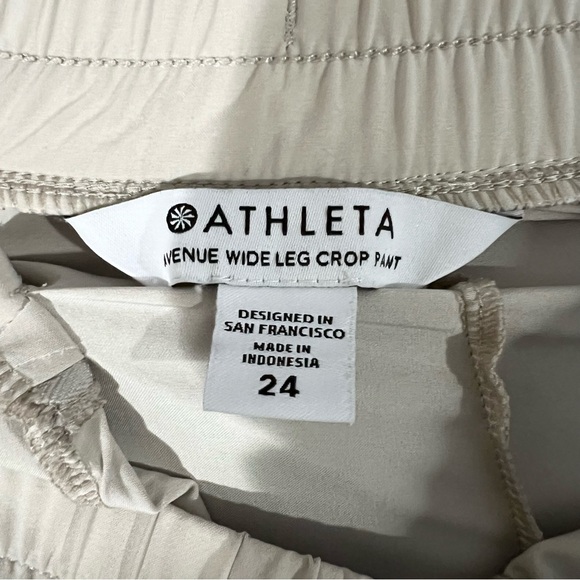 Athleta Avenue Wide Leg Crop Pant Size 24 - Picture 6 of 9